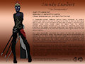 [Ref Sheet] Cassidy Lambert by SteelPenguinStudios