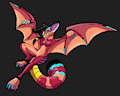 one neon bat by Notgoat