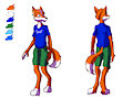 A foxy Reference (Commission) by Notgoat