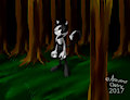 Ragnarok in the dark forest by ancientonyx