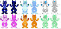 6 Canine Adopts for Sale! [4/6 OPEN] by hxneybee