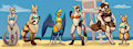 Swimsuit Lineup by Sefeiren