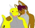me and mah fulfy by atemaru99