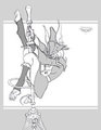 Freya Crescent Pin-Up #01 (Censored Sketch) by Notorious84