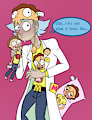Super Morty Fan Rick by awkwarddarknerd