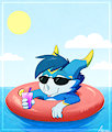 Yami at the Beach