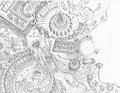 Playmat- city-side pencils