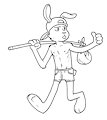 Hitchhiking Bunny by Botbird