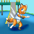 Having fun at the park by kitfox19