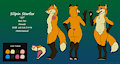Silipin Starfox - Reference Sheet (2017) by SilipinStarfox
