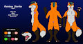 Rainbow Starfox - Reference Sheet (2017) by RainbowStarfox