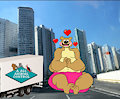 THE BIG BEAR DIAPERED by wolfpuppy25