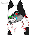 Zantas the Toxic Charcanine by FrozenFangs