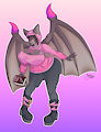 a bat babe with a bat bulge