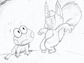 Froggy and some weird Squirrel