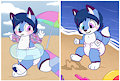 [C] Cody at the beach