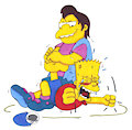 Tickle Torture: Nelson Tickling Bart 2