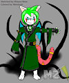 (Coloring) Martial Artist Zaki-Kun by Khayos-Rave