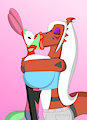Gift Art: Smooches from a Guilmon