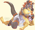 Growlmon Glompage BY Zuago