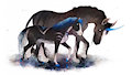 Fúria and Blue Bell Watercolor