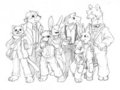 Fauxrates characters sketch