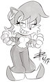$10 sketch Sally Acorn by BlueBee