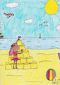 Amy's beach sand castle