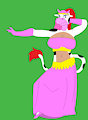 Art Trade: Belly Dancing Cassandra Cow
