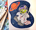 Nacho reached the space