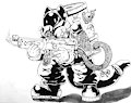 Inking practice Flamethrower type soldier