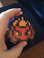 Minor-Flawed Bulbasaur Perler Magnet GIVEAWAY!