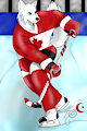 Teenaged hockey player Pent