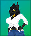 Casual Jackal by Acid-Rain-Cloud
