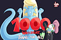 1000 watchers in Deviantart
