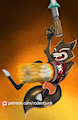 Rocket Raccoon - Comic Style