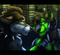 Glowstickk Bust Couple Commission