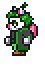 My fursona, 16-bit Final Fantasy Style by EricTheMoogle