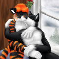 Mistletoe Kitties by Clemikou