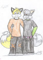 Me and Felipe by SamzaTheArcticFoxy