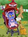 Baby Imp on Display (Commission)