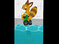 Trash panda butt by Kitsu