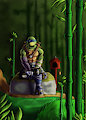 Leonardo from meditation by NeiNing