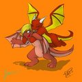 Dragon hug <3 by IrritatedCharizard