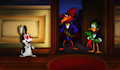 At Duckula canines have grown