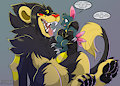 Kuro the Hungry Lion by kuroodod