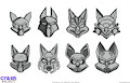 CyberHunt - Wolffen Helmet Concept