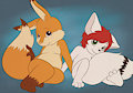 Smol Foxes by Jastam