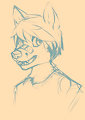 Red early concept by RaineShadowpaw