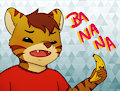 GABE NO BANANA by Mytigertail